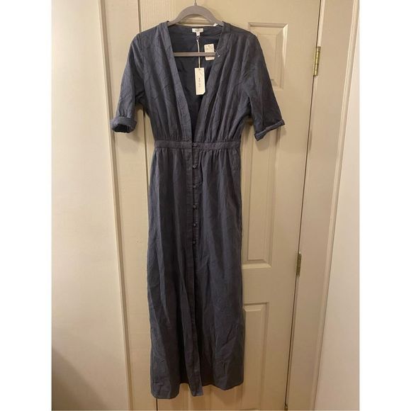 TAVIK NWT CAPRI SHORT SLEEVE MAXI DRESS in Ombre Blue - Picture 4 of 14